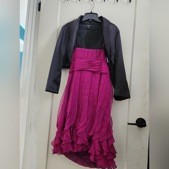 Le Chateau Y2K Prom Dress + Bolero Jacket - Picture 7 of 7